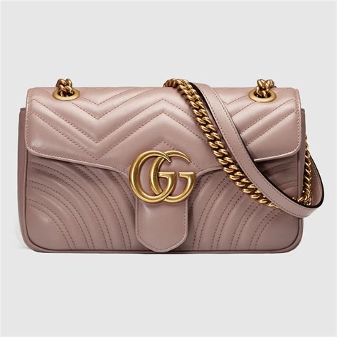 dusty pink leather gucci belt|Dusty Pink Leather GG Marmont Matelassé Shoulder .